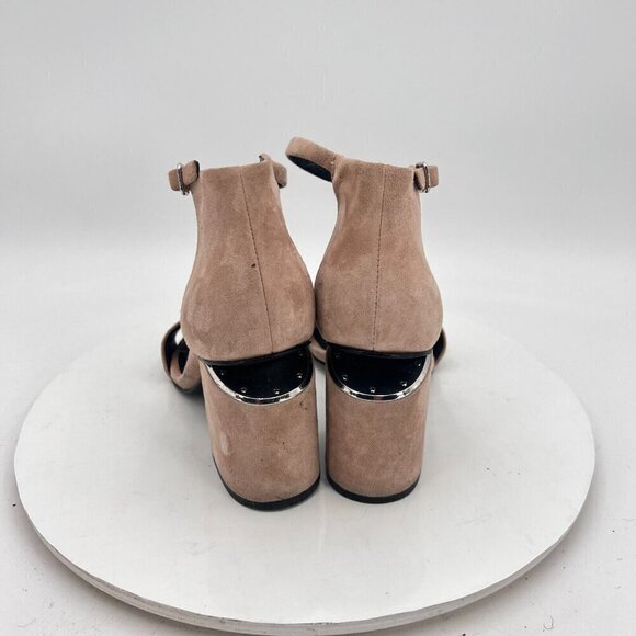 Alexander Wang Women Size EU 36 US 6 Tan Suede Abby Ankle Strap Heel Shoes - Picture 5 of 15